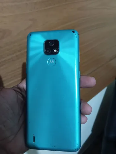 Moto E7 32gigas sensor biométrico azul película de vidro novo acompanha o cabo turbo