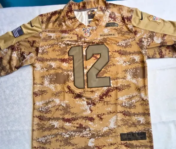 Camiseta Seattle Sehawks Salute to Service  Fan 12