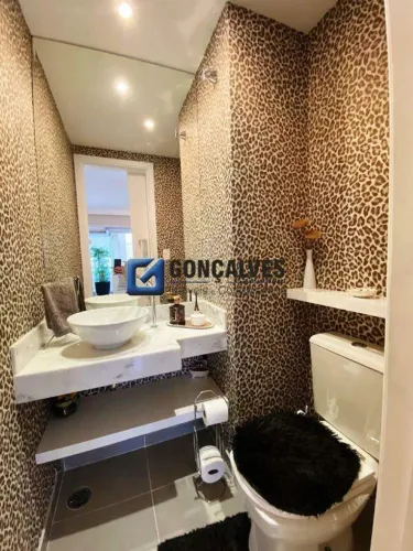 Apartamento Residencial Frente com 3 Suítes e Varanda Gourmet Centro de Santo André