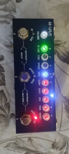 Pedal para contrabaixo M-vave