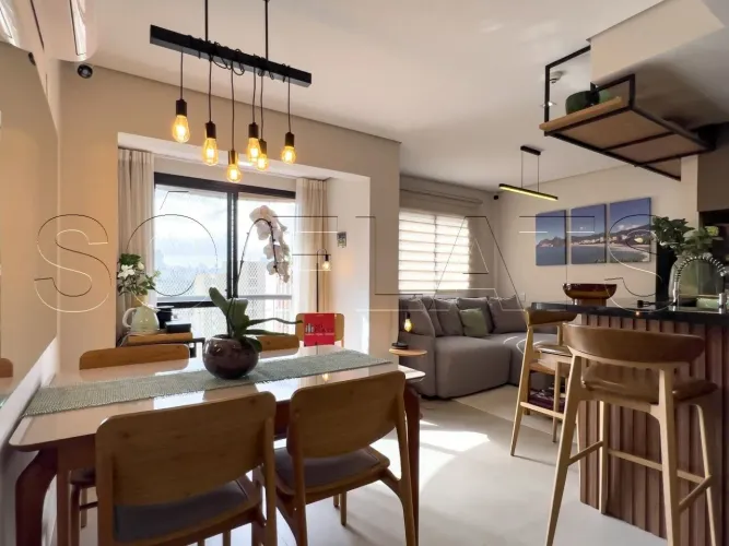 Flat Clarion Faria Lima, apto disponível para venda com 57m², 02 dorms e 02 vagas