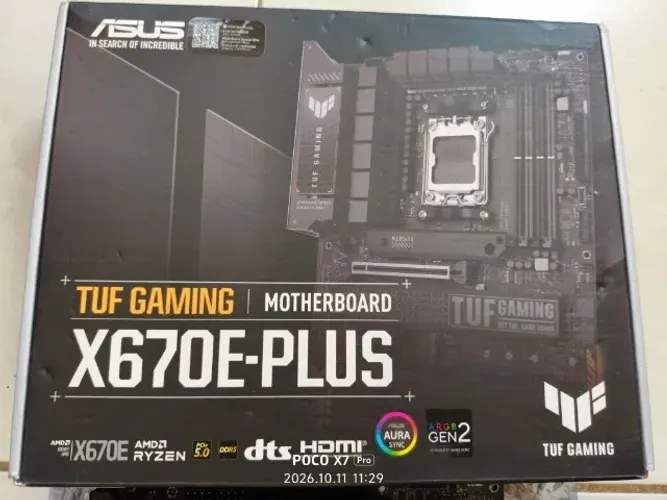 Placa Mãe Asus Tuf Gaming X670e-plus (DEFEITO)