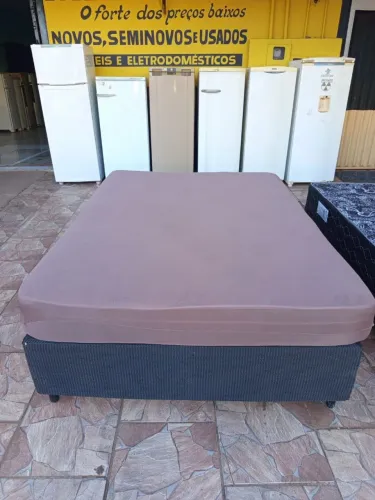Cama box casal molas ensacadas