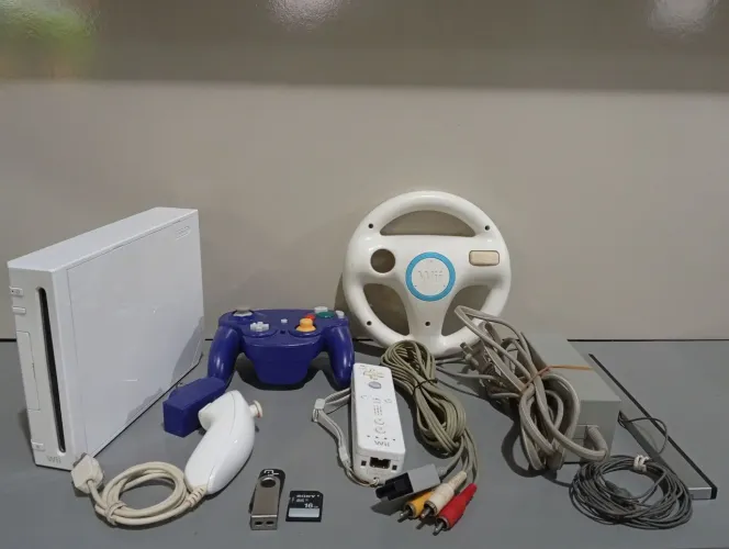 Wii com controle de GC