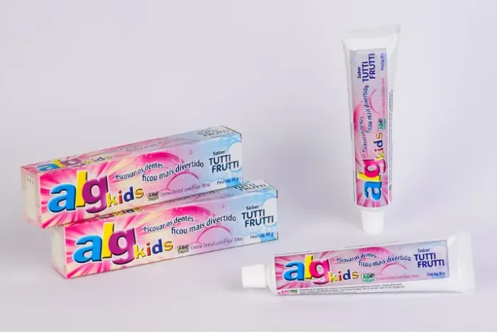 creme dental algkids 90 gramas 1100 ppmfluor tutti frutti