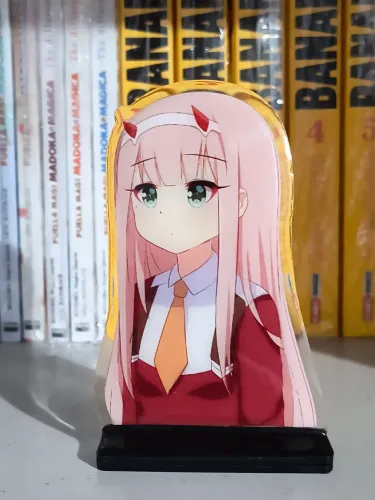 Acrílico da Zero Two de Darling In The Franxx