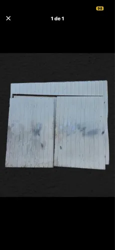 Vendo porta de aço usada