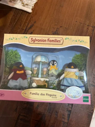 sylvanian families - familia dos pinguins