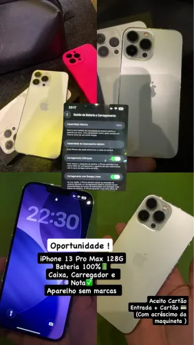 iPhone 13 Pro Max 128G Bateria 100%