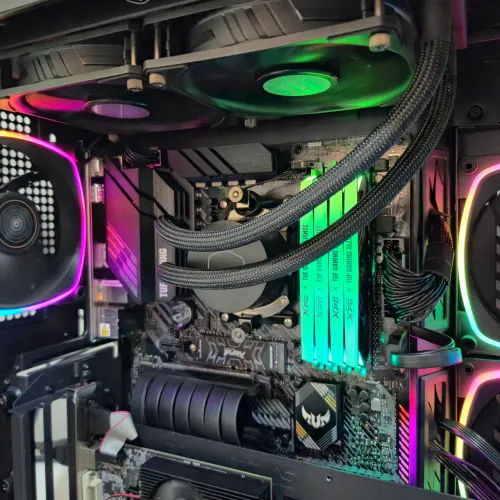 Kit Placa Mãe B550M ASUS TUF / Ryzen 5 5600 / Memória Ram 32GB XPG