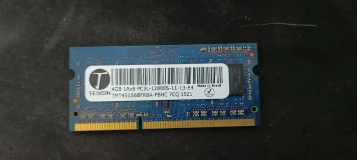 Memória Ram DRR3 NOTEBOOK 4GB
