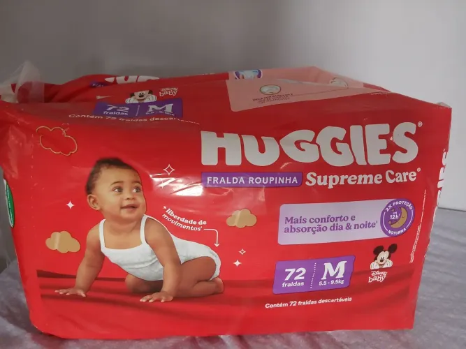 Fralda Huggies tamanho M