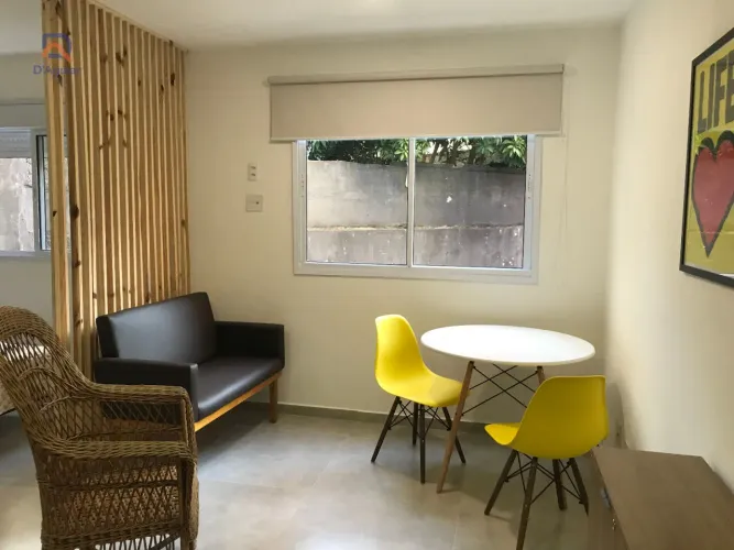 Apartamento para aluguel na Vila Buarque com 1 dormitório e 26 m² disponíveis
