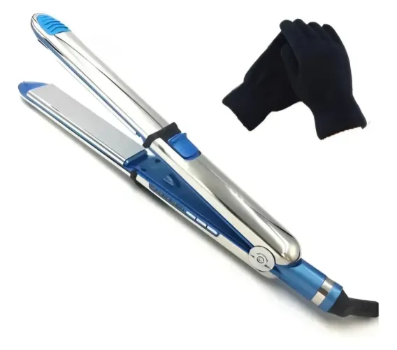 Prancha chapinha de cabelo,Nano Titanium profissional + luva