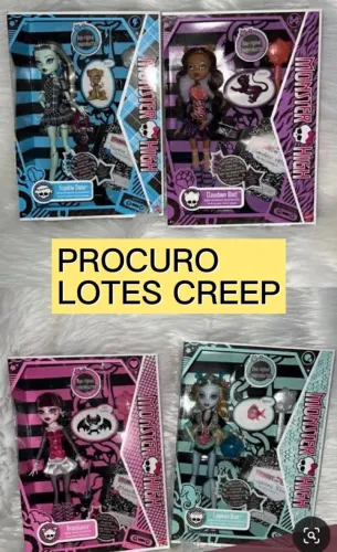 PR0CUR0 Lotes Creeproduction Monster High Wave 1 e 2