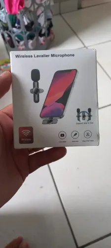 Microfone de lapela sem fio