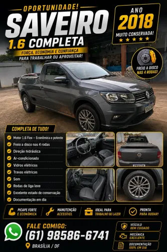 Volkswagen Saveiro Trendline 1.6 T.flex 8V 2018