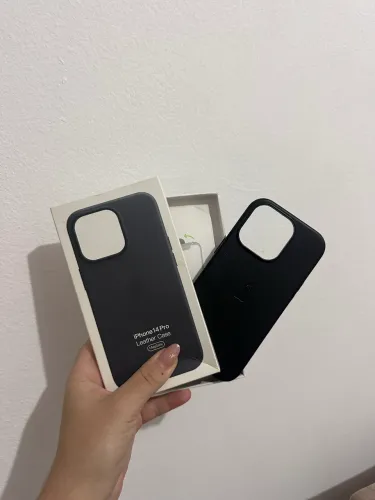 Case Couro Magsafe Capa Iphone 14 Pro Meia-noite Apple, ORIGINAL