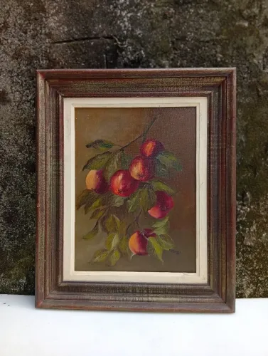 quadro natureza morta pintura a óleo maciera