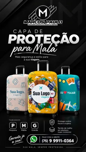CAPA DE PROTEÇÃO PARA MALA