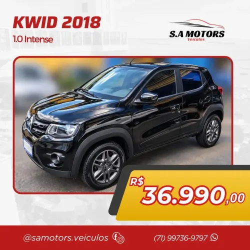 Renault Kwid Intense 1.0 Flex 12V 5P Mec. 2018