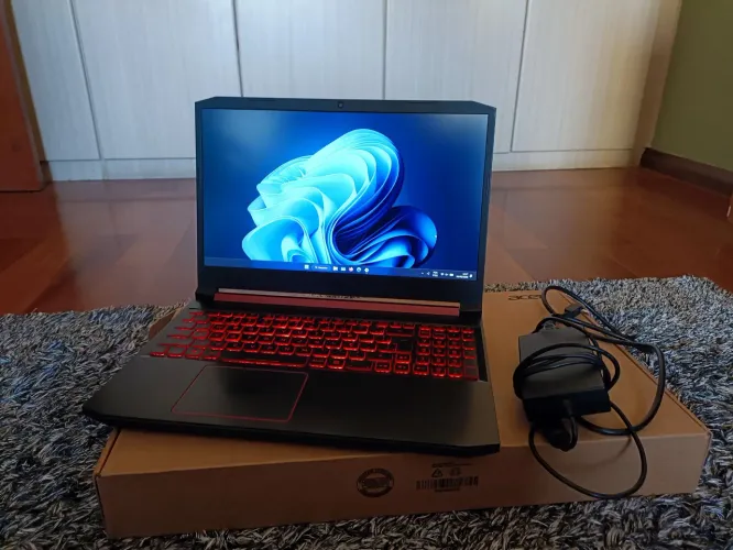Notebook Gamer Acer Nitro5/AMD Ryzen5/GTX1650/8GB RAM/256GB SSD+1TB HD/15,6"/Windows 11