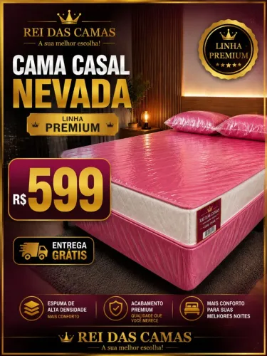 Cama box nevada linha Premium