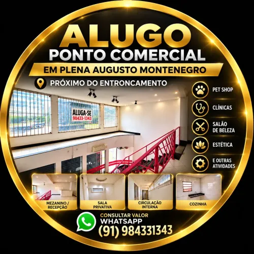 PONTO COMERCIAL NA AUGUSTO MONTENEGRO