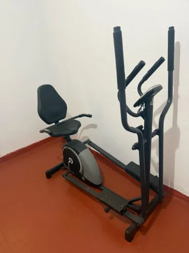 Bicicleta ergométrica com elíptico