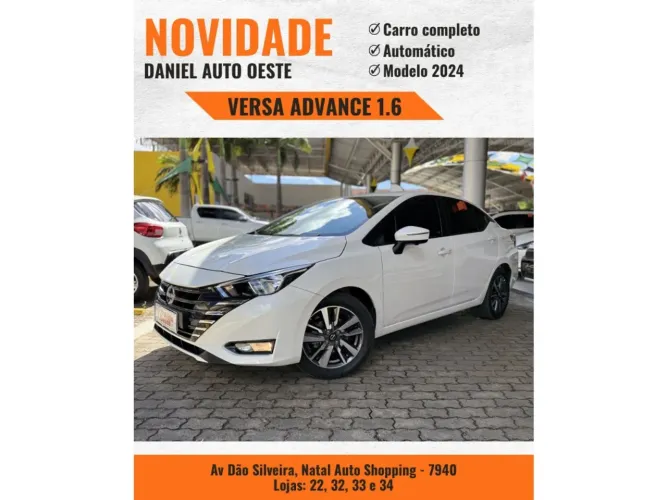 Nissan Versa Advance 1.6 16V Flex AUT 2024