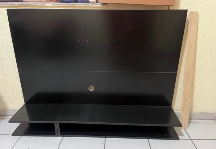 Painel Pra Tv Sala/Quarto Até 50 Polegadas - PRETO