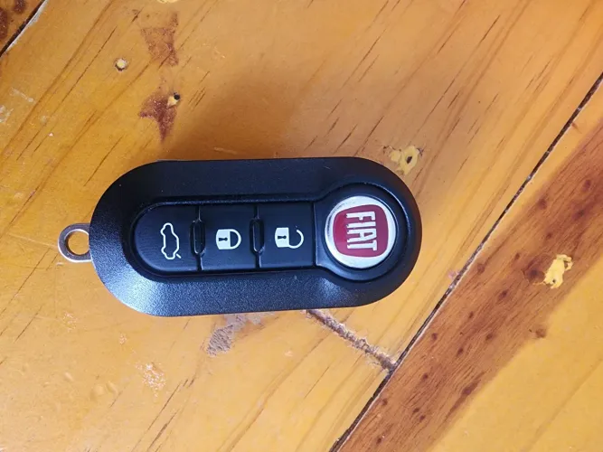 Chave canivete Fiat com chip 