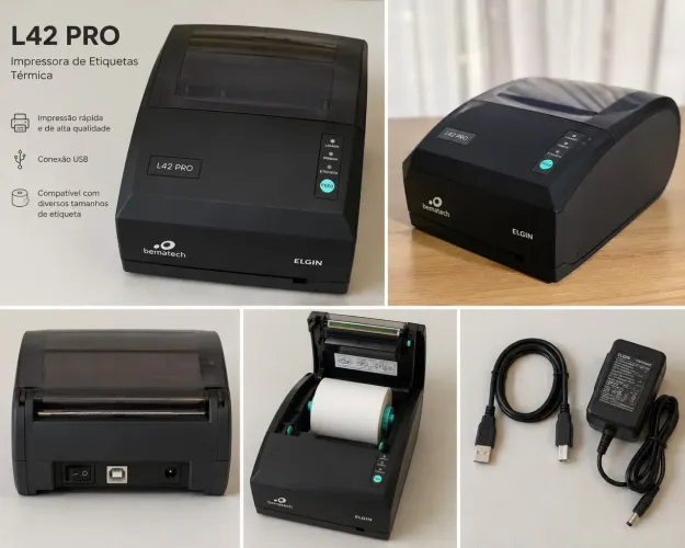IMPRESSORA TÉRMICA BEMATECH ELGIN L42 PRO