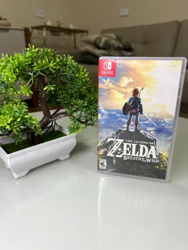 Jogo Zelda Breath of the Wild Nintendo Switch Mídia Física