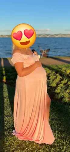 Vestido para fotos gestante