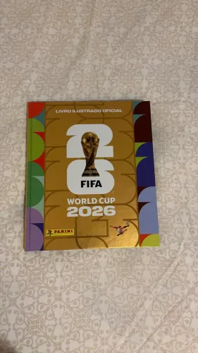 Álbum copa capa dura dourado completo