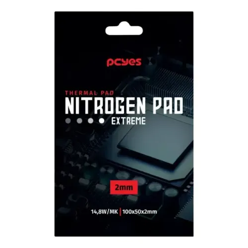 Pad Térmico Pcyes Nitrogen Pad Extreme - 100 X 50 X 2.0mm Novo Loja Coimbra Computadores