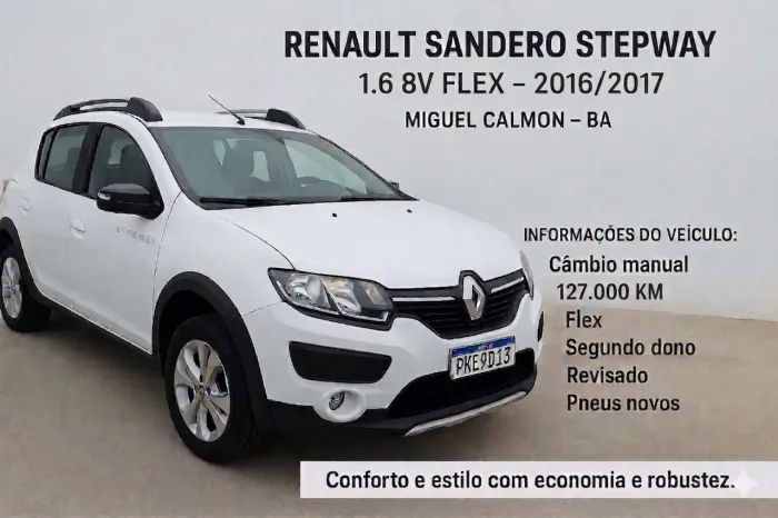 Renault Sandero Stepway Hi-power 1.6 8V 5P 2017