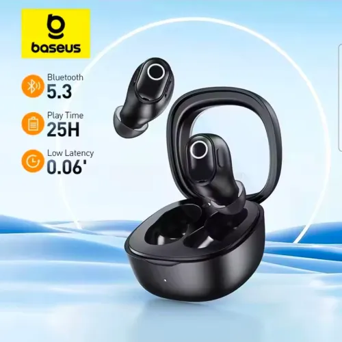 Fone de Ouvido Baseus WM02 - Som de Qualidade e Bateria de Longa Duração