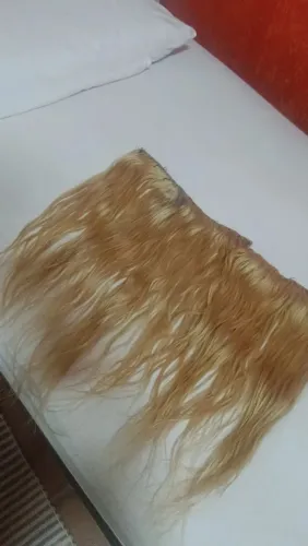 Vendo duas telas loiras cabelo humano natural 