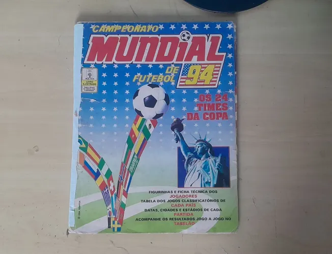 Álbum  de figurinhas da copa de 94
