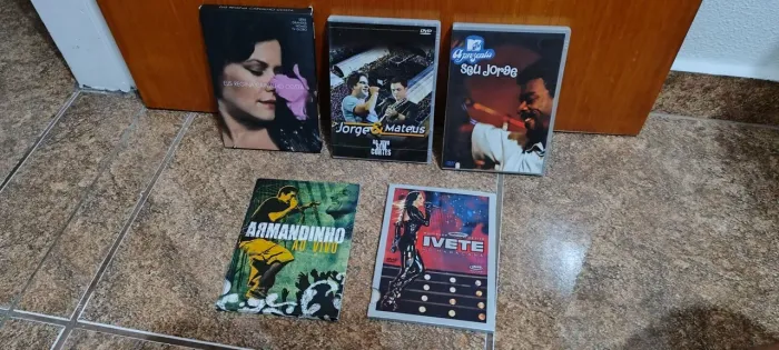 Lote 5 DVDs shows