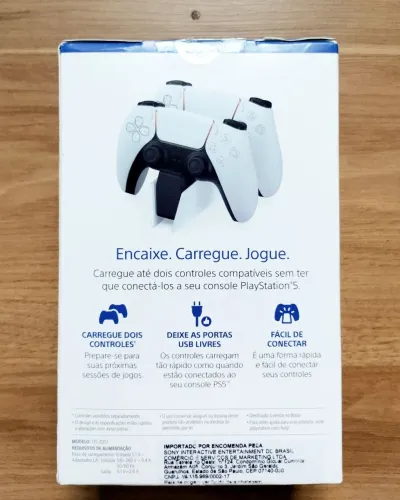 base de carregamento controle ps5 original sony lacrado
