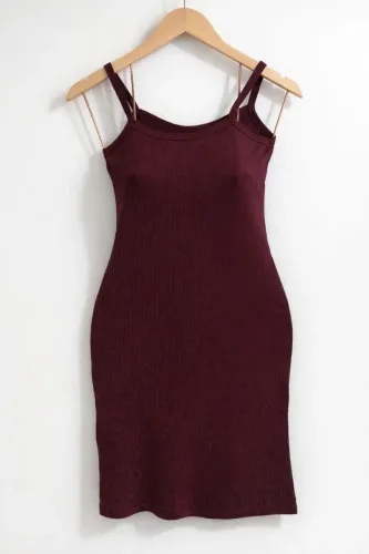Vestido canelado