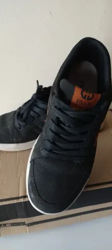 Sapatênis masculino preto semi novo perfeito tam 38 lindo e confortável