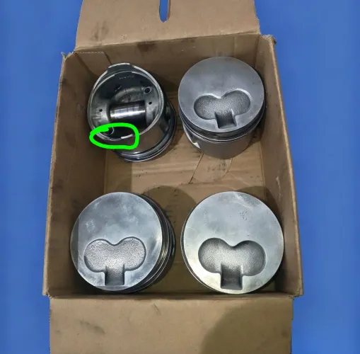 Pistão de HR Kia bongo é l200 8 válvulas Stander marca MAHLE 