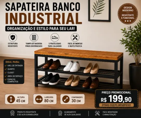 ? SAPATEIRA INDUSTRIAL - ORGANIZAÇÃO E ESTILO