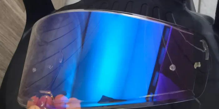 Viseira para capacete LS2 FF397 Revo azul dia e noite