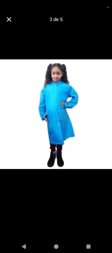 Capa de chuva infantil