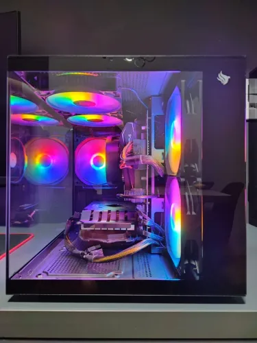 pc gamer RX580 8gb, 16gb ram ddr4 2x8gb ryzen 4600g, gabinete e fans novos. montagem nova